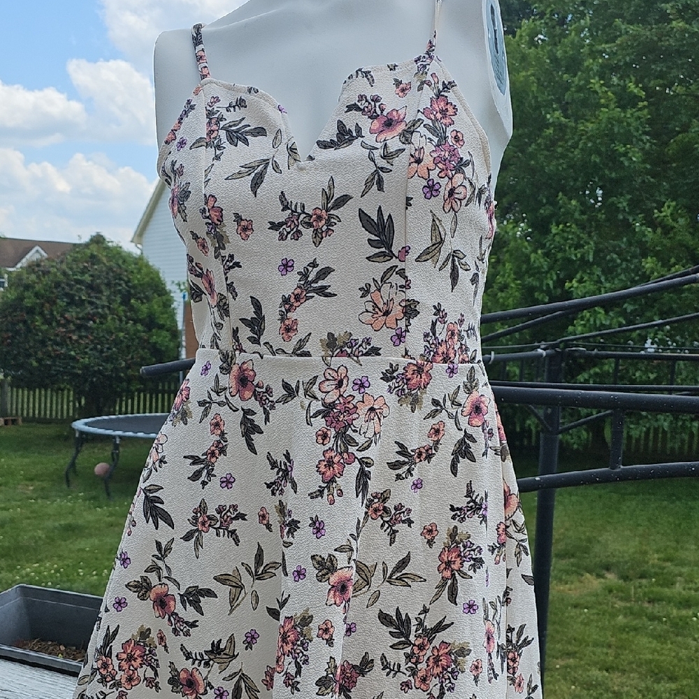 Floral Spaghetti Strap Dress